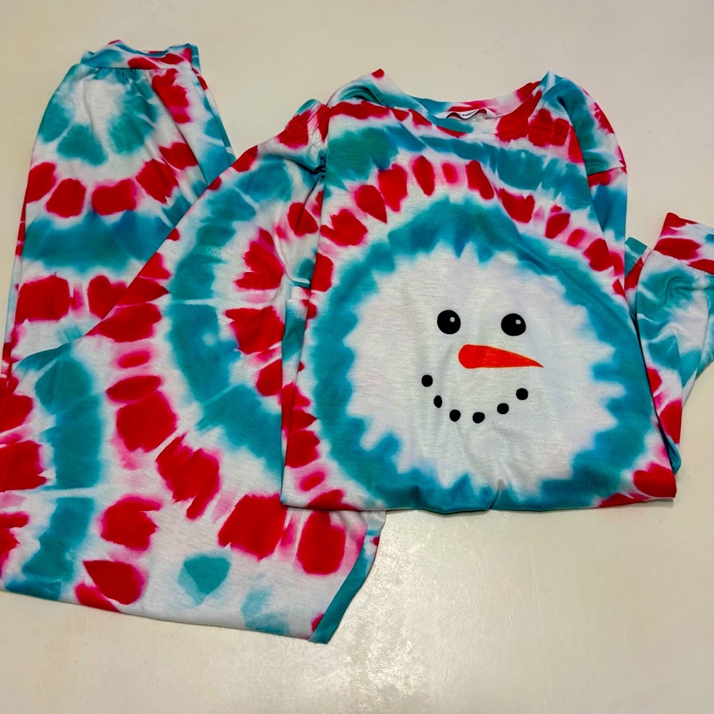 PAT PAT women's Christmas pajamas tie-dye size L